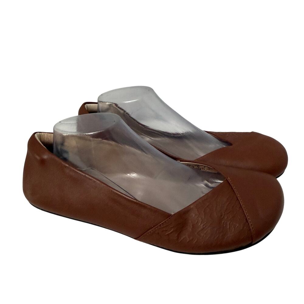 Xero Shoes Phoenix Leather Women's 11 Brown Barefoot Minimalist Ballet Flat